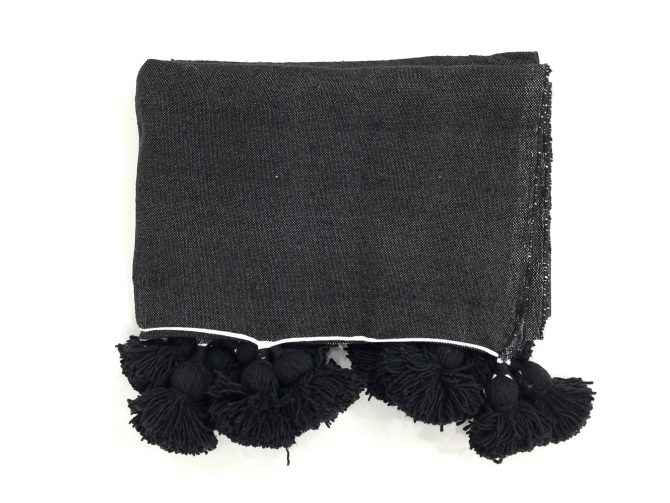 mororccan blanket black