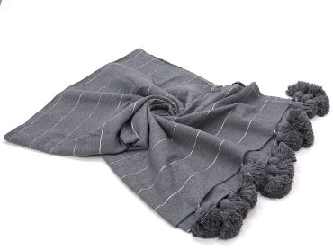mororccan blanket grey white